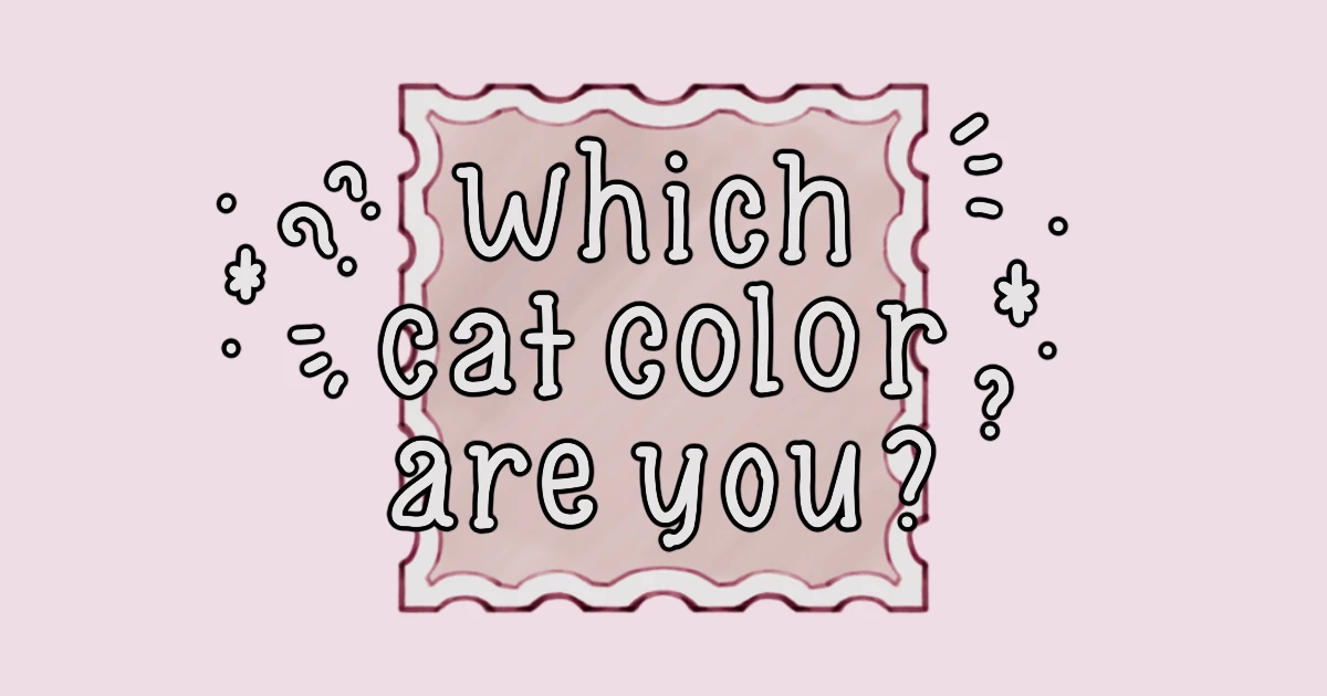 Which cat color are you?