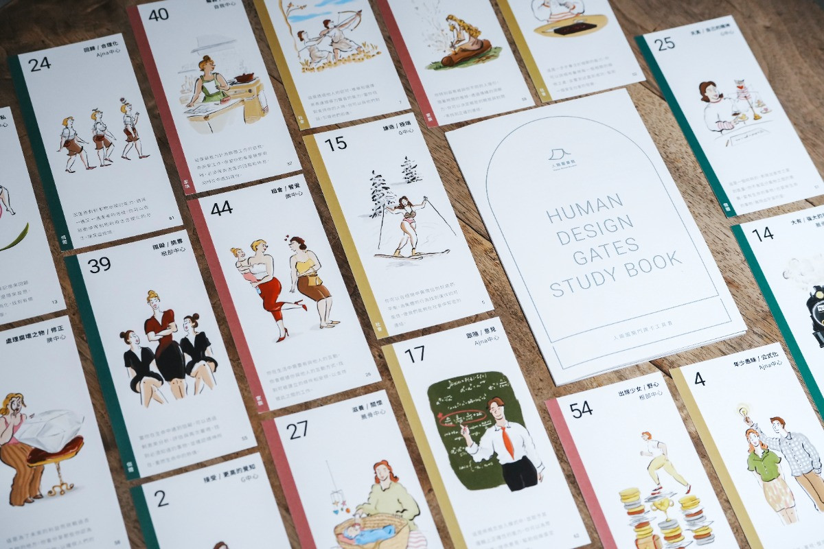 問卷一頁多題 - 【人類圖閘門牌卡組】成為自己的人類圖分析師， 64 把開啟天賦的鑰匙｜OOOPEN Lab