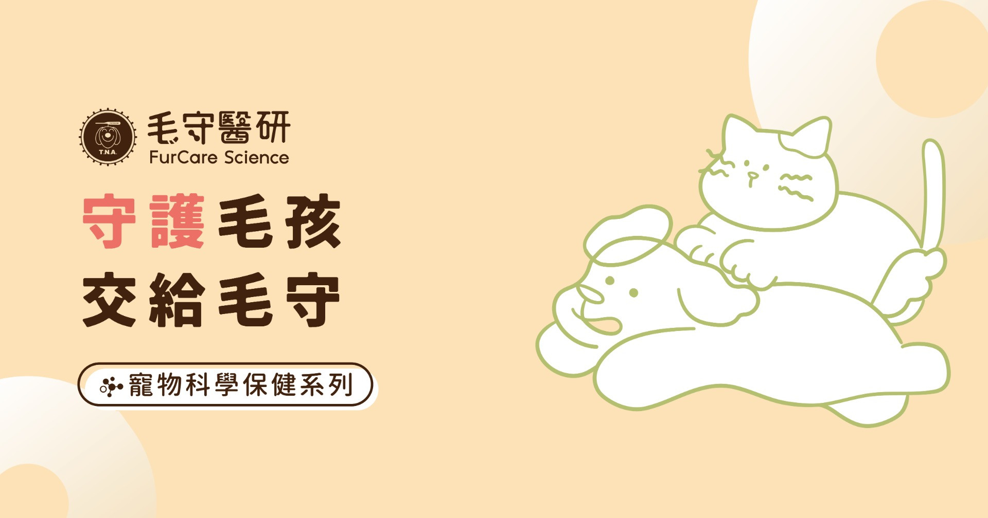 30秒快速了解毛孩照護類型