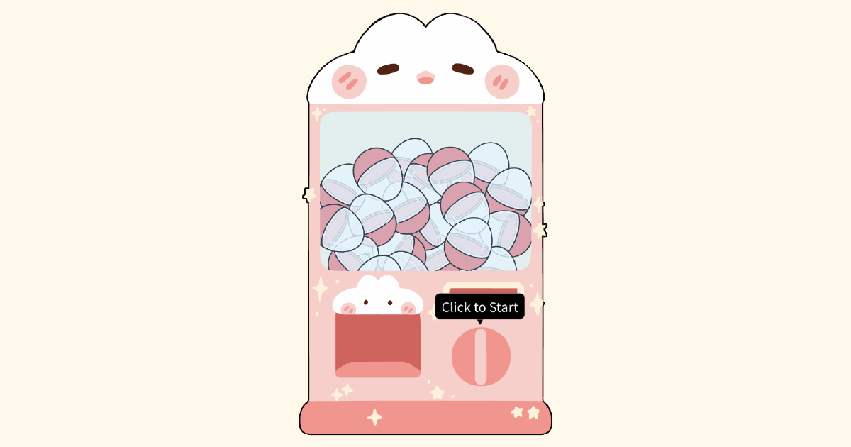 Gacha Lottery - [Lyn] Starry Bunny Machine｜Unlimited Prizes｜OOOPEN Lab