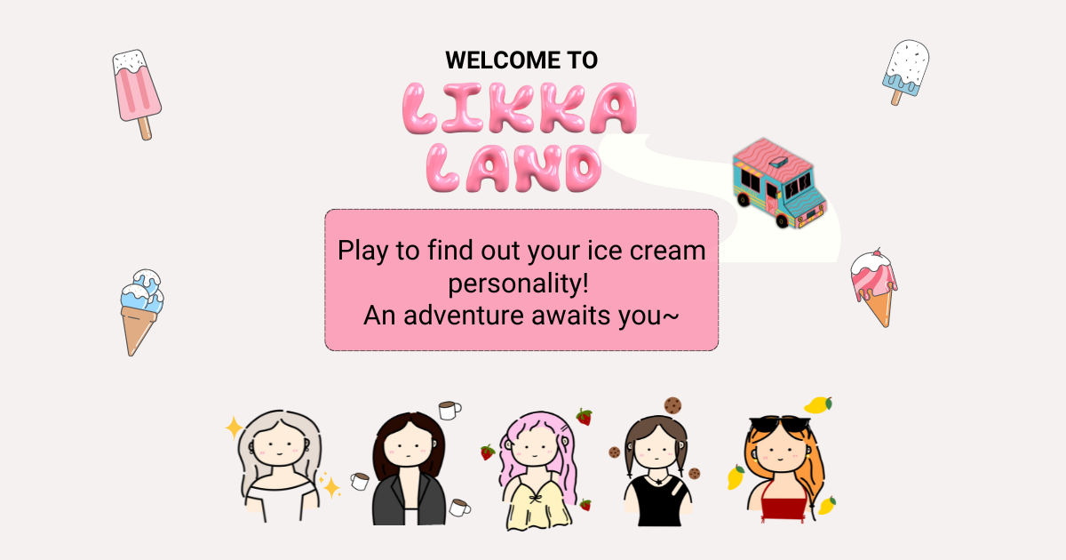 「#时尚风格」LIKKA ICE CREAM PERSONALITY QUIZ