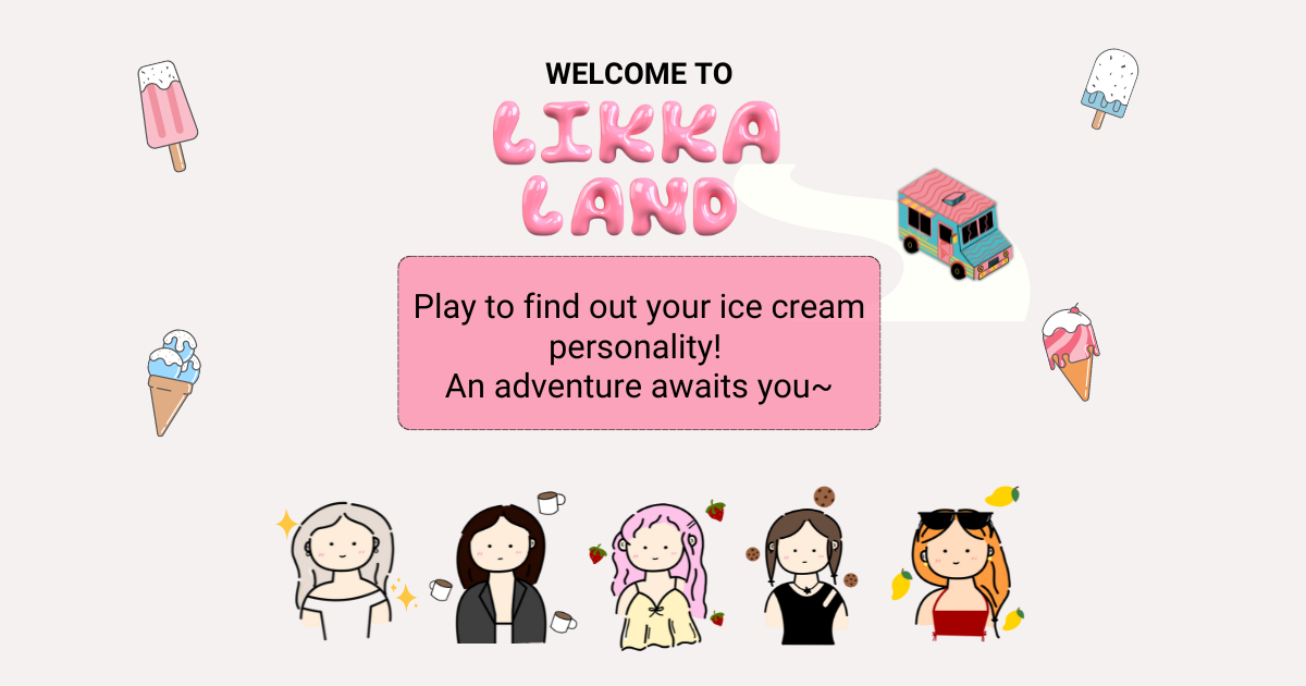 LIKKA ICE CREAM PERSONALITY QUIZ