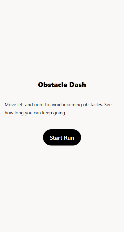 Dodging Runway - Obstacle Dash｜OOOPEN Lab