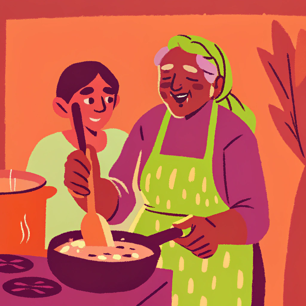 阿嬤的料理與傳統家庭習慣