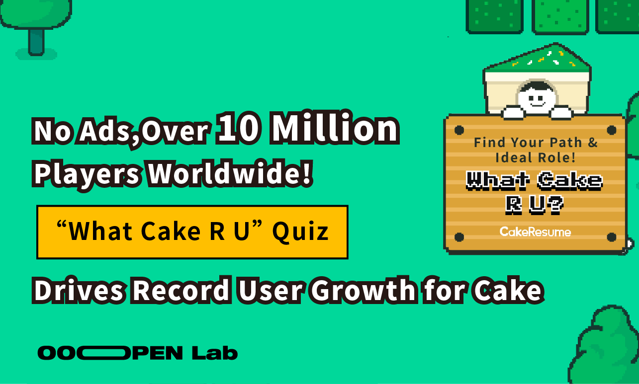 No Ads, Over 10 Million Players Worldwide! “What Cake R U?” Quiz Drives Record User Growth for Cake