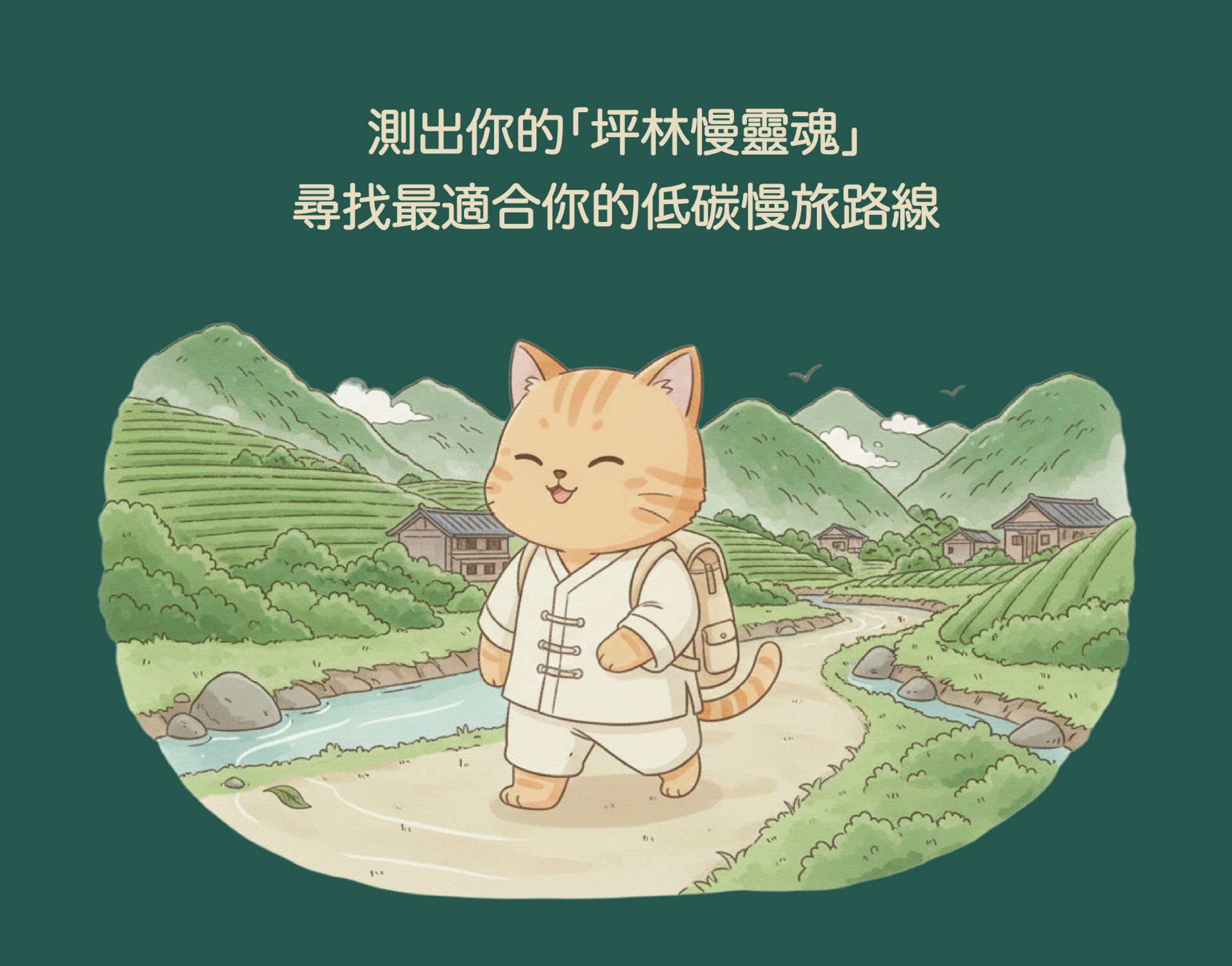 測出你的「坪林慢靈魂」：尋找最適合你的低碳慢旅路線