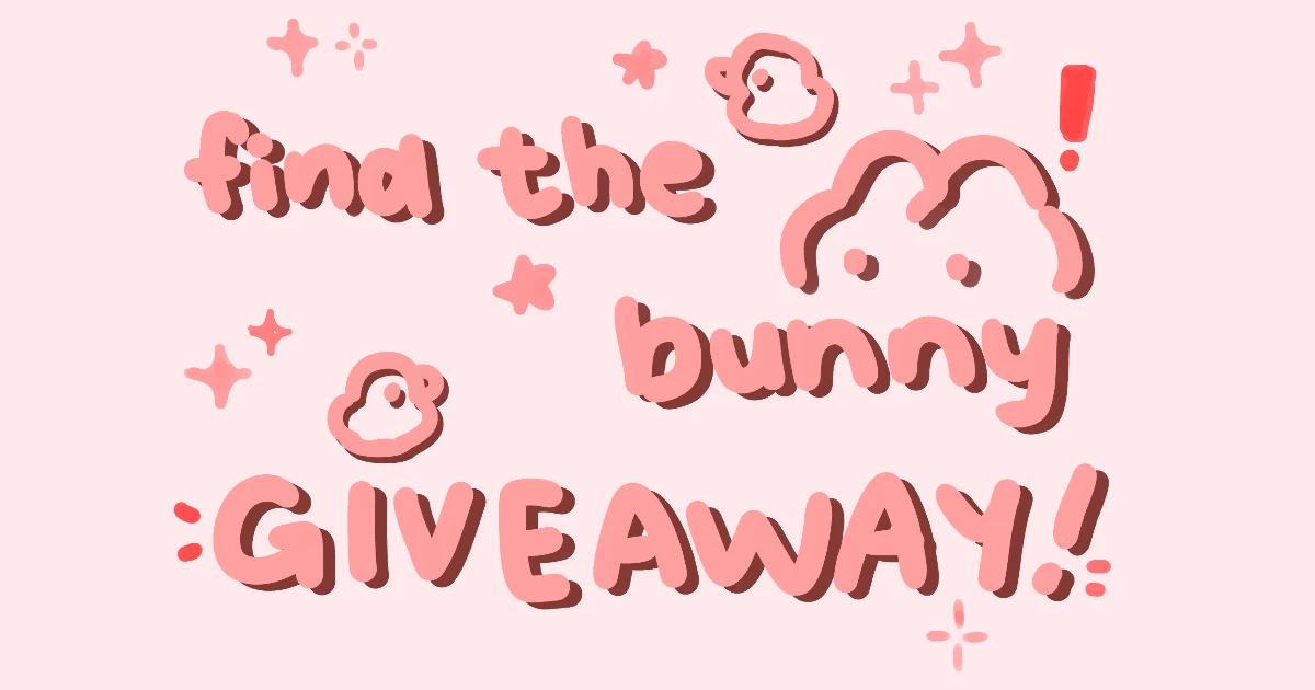 Find the bunny giveaway!