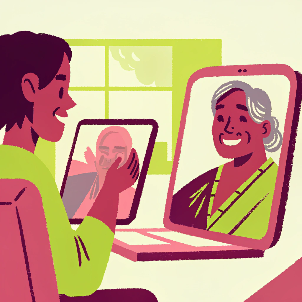 不同國家，主要靠通訊聯絡