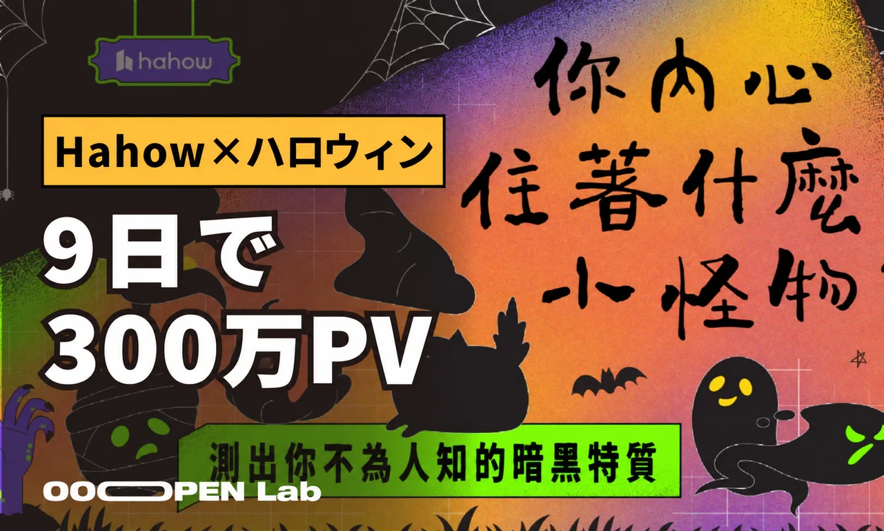 【Hahow】季節イベントでメディアの自発的な報道を誘い、9日間で300万PVを突破したMBTI診断