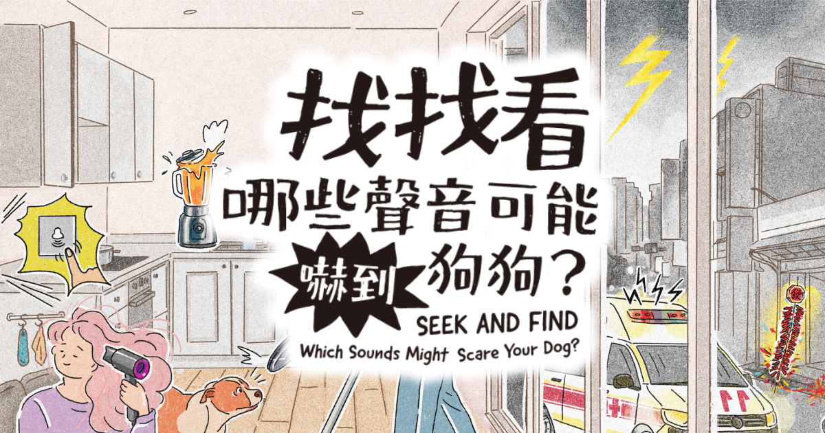 找找看，哪些聲音可能嚇到狗狗？ 