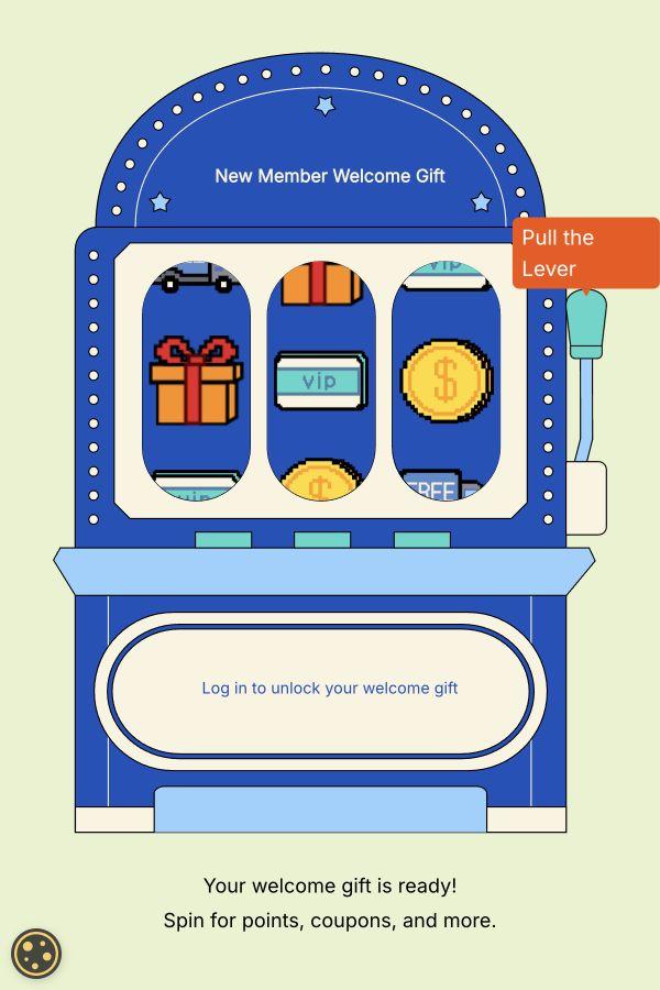 Slot Machine Lottery - New Member Welcome Slots｜OOOPEN Lab