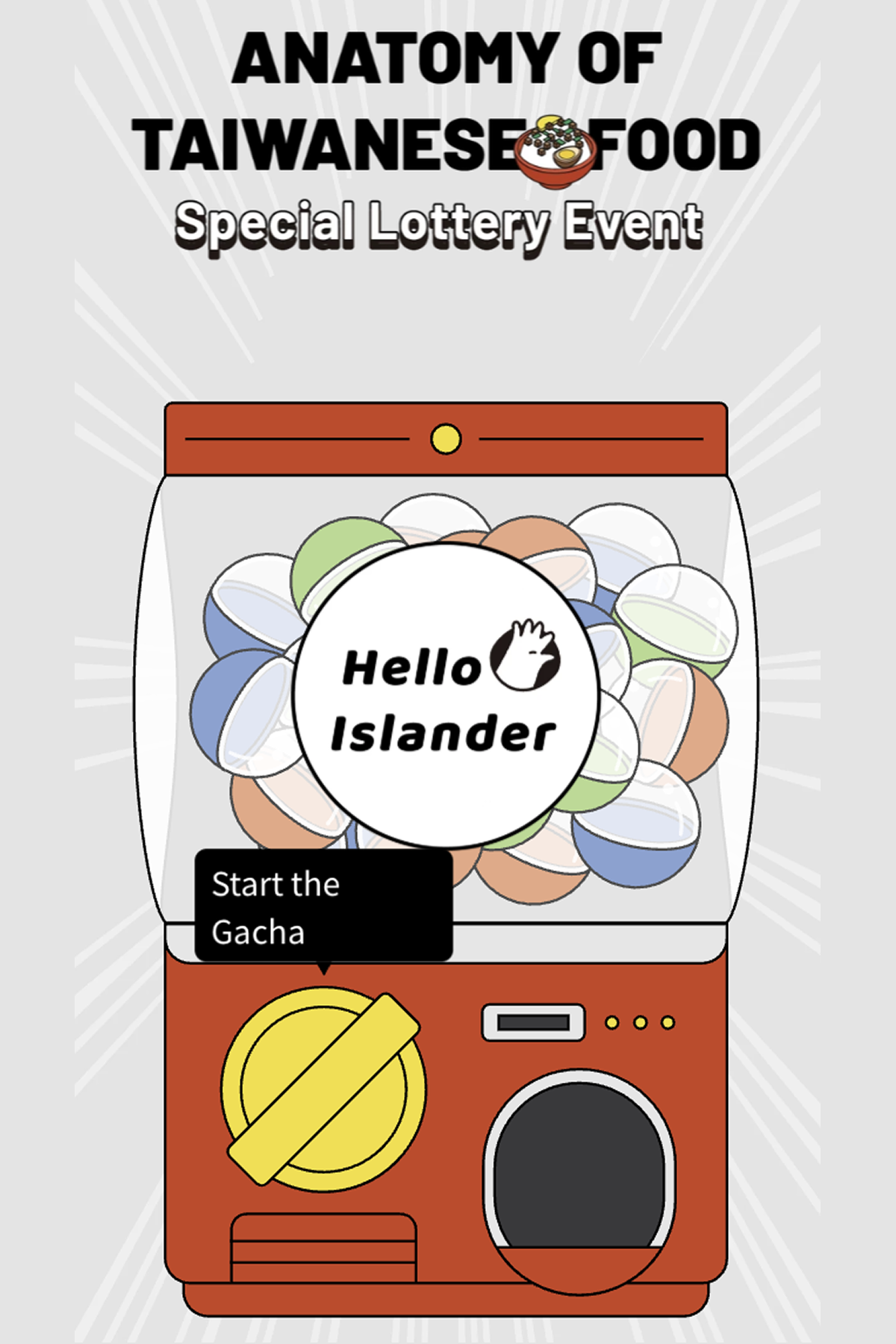 Gacha Lottery - Hand-drawn Style Gacha Machine｜Limited Prizes, With Conditions｜OOOPEN Lab