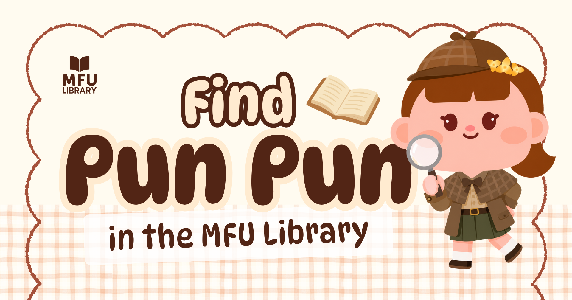 Find Pun Pun in the MFU Library!