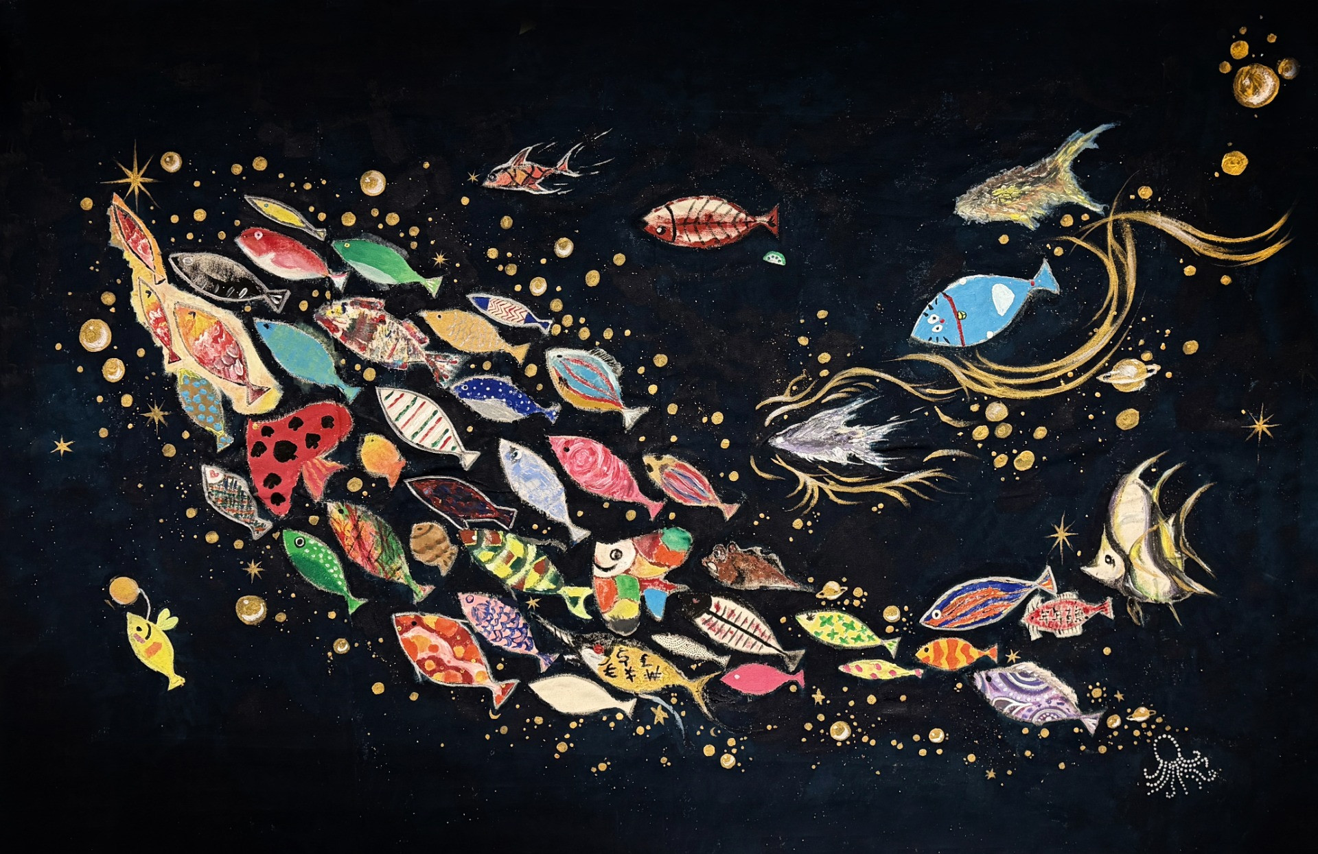 魚群位置心理測驗：
你是第幾排的那條魚