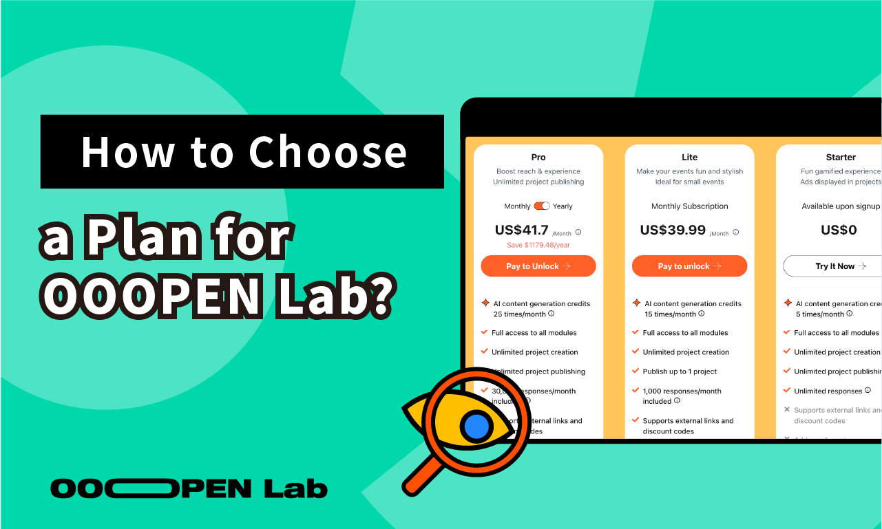 How to Choose a Plan for OOOPEN Lab?