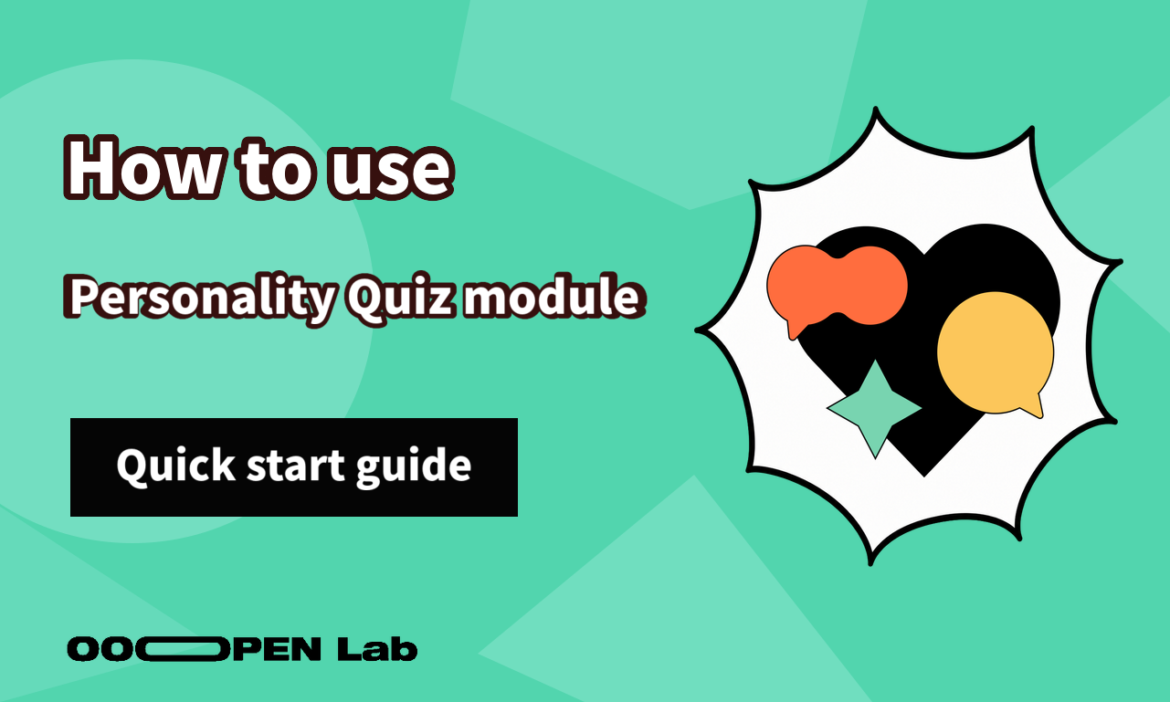 How to use the Personality Quiz module