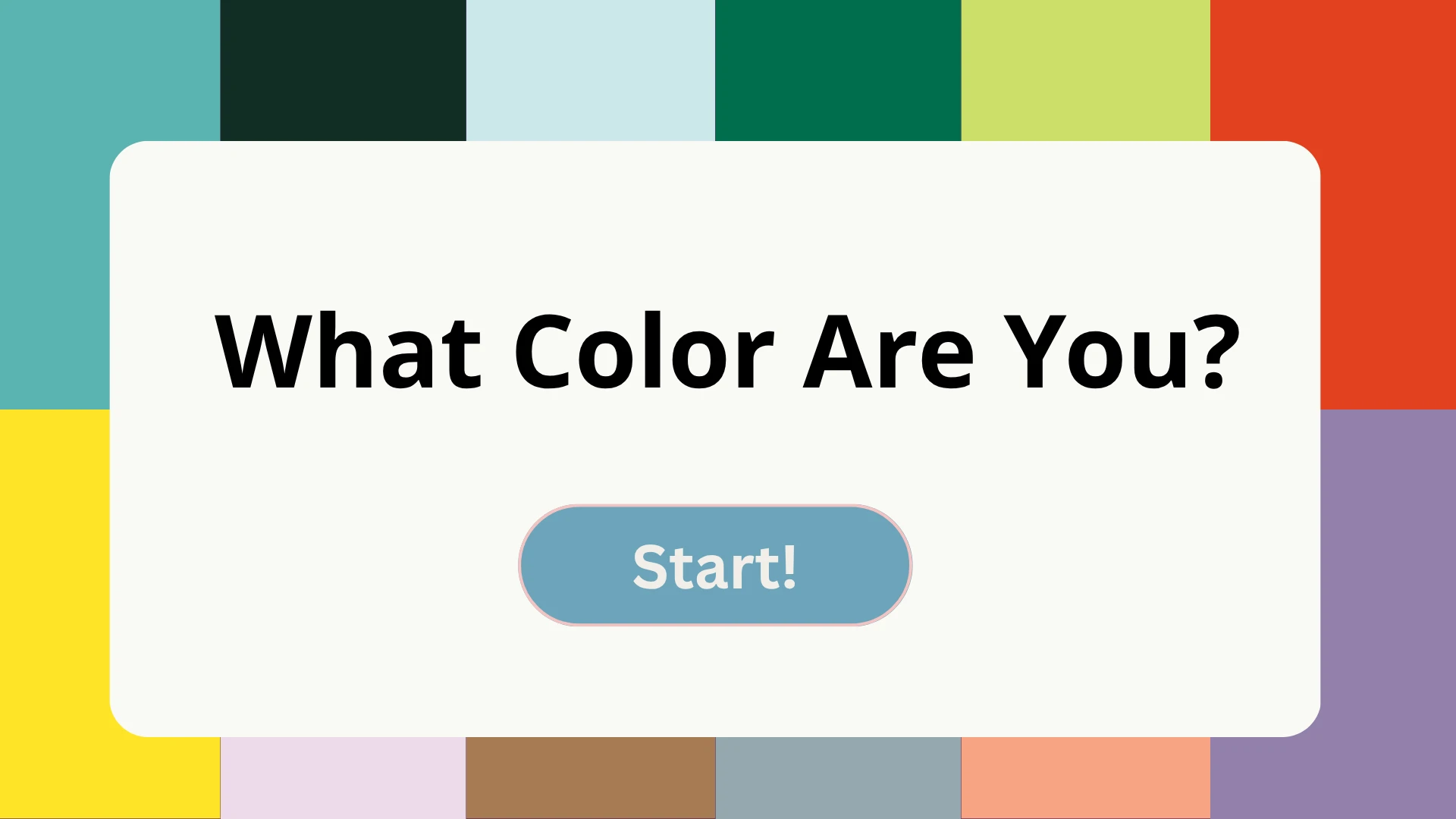 What Color Are You?