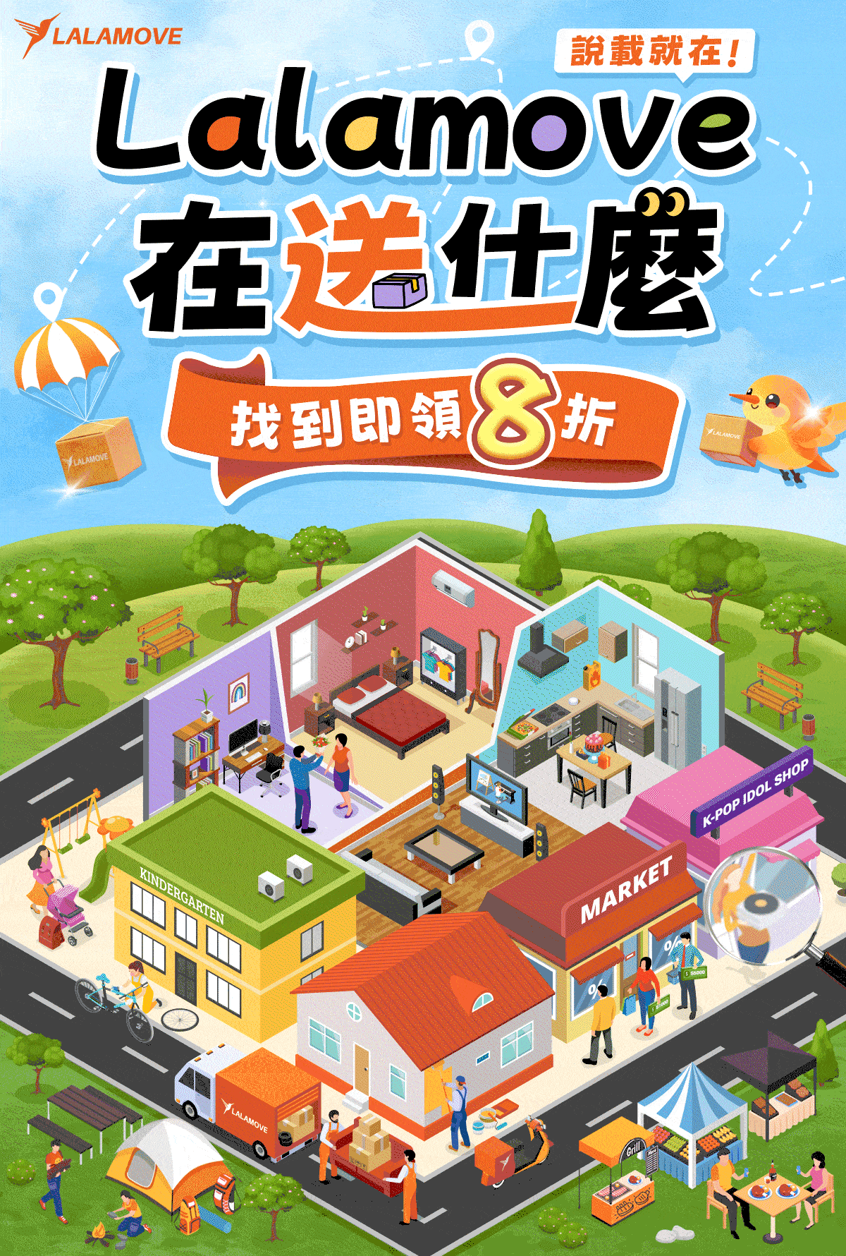 封面圖 / 套用版型編輯