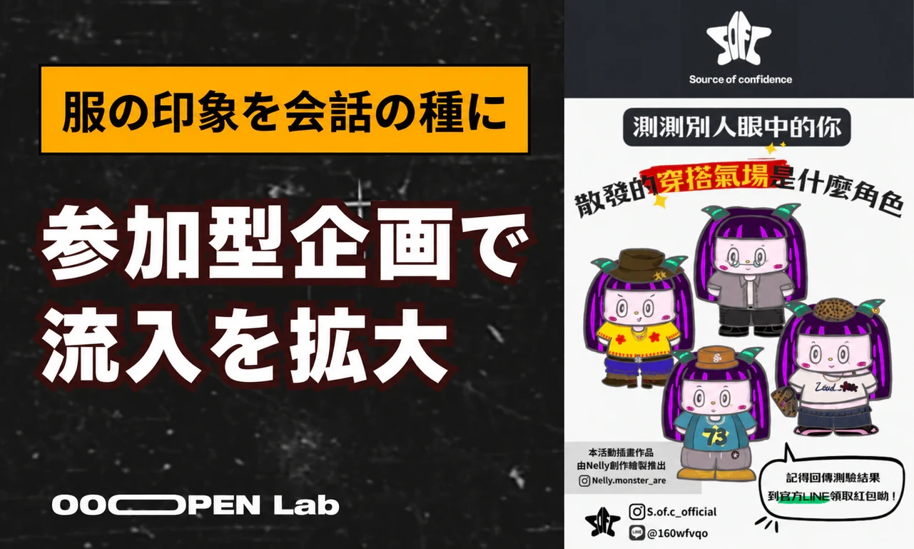 コーデの雰囲気を「会話のきっかけ」に。初めての参加型マーケティングで想定以上の流入