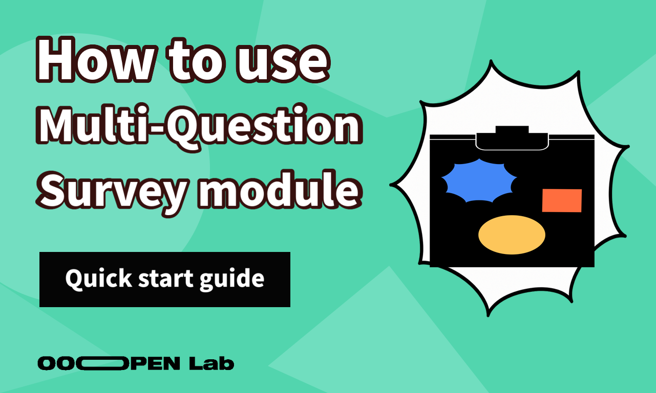 How to use the Multi-Question Survey module