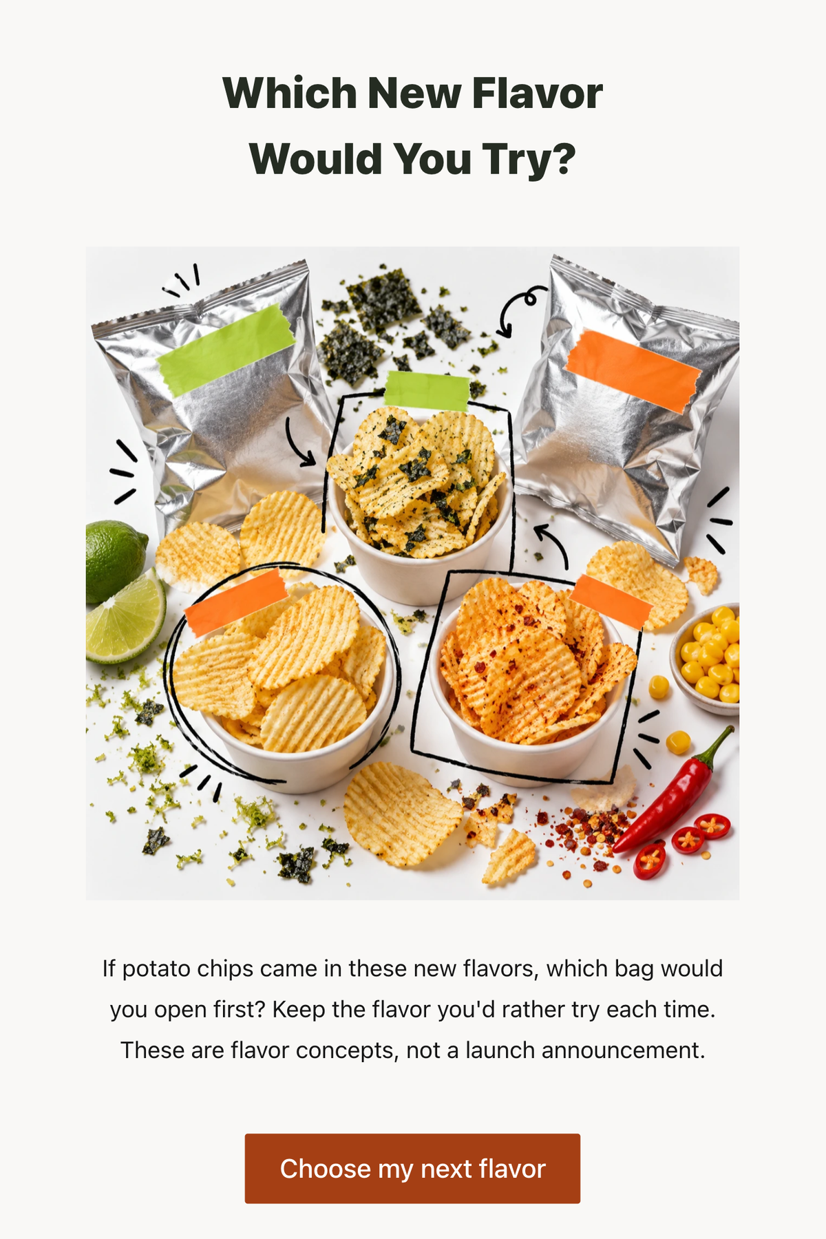 This or That Quiz - Which New Flavor Would You Try?｜OOOPEN Lab