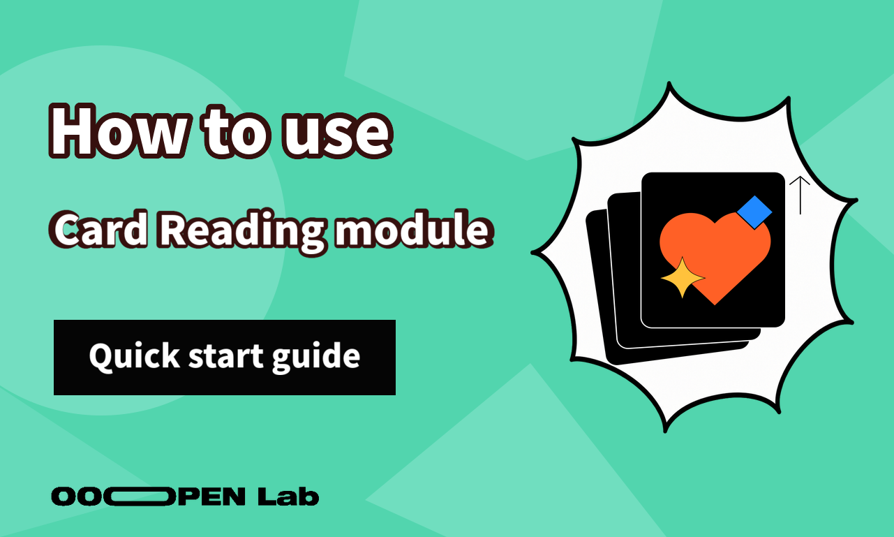 Cartomancy - How to use the Card Reading module｜OOOPEN Lab