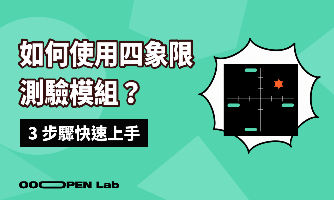 如何使用四象限測驗模組？