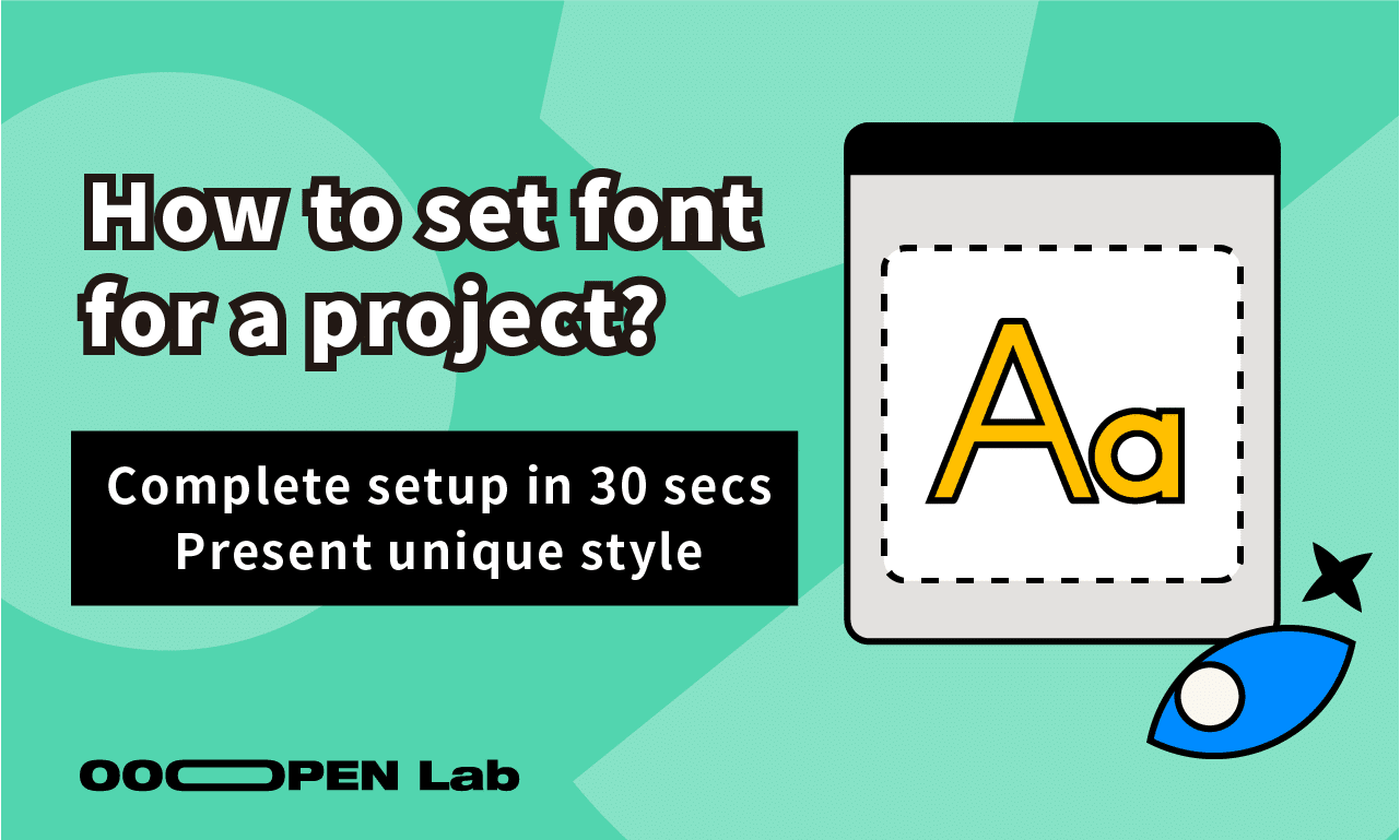 Is it possible to set fonts for a project? What are the options?