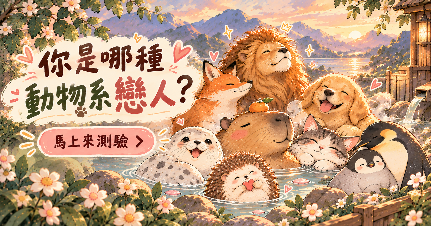 你是哪一種動物系戀人？