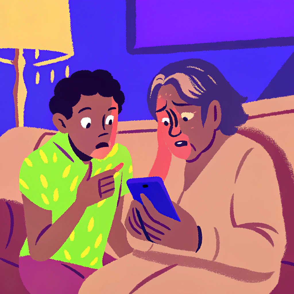 阿嬤不會使用科技，難以聯絡