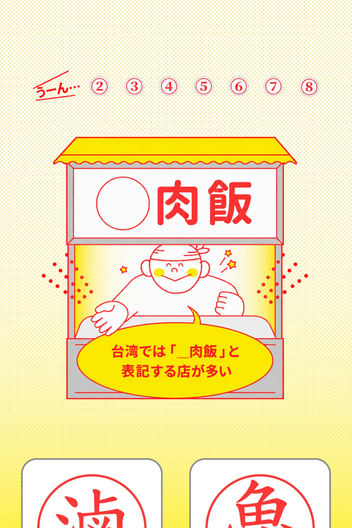 採点テスト - 台湾グルメ看板クイズ｜OOOPEN Lab