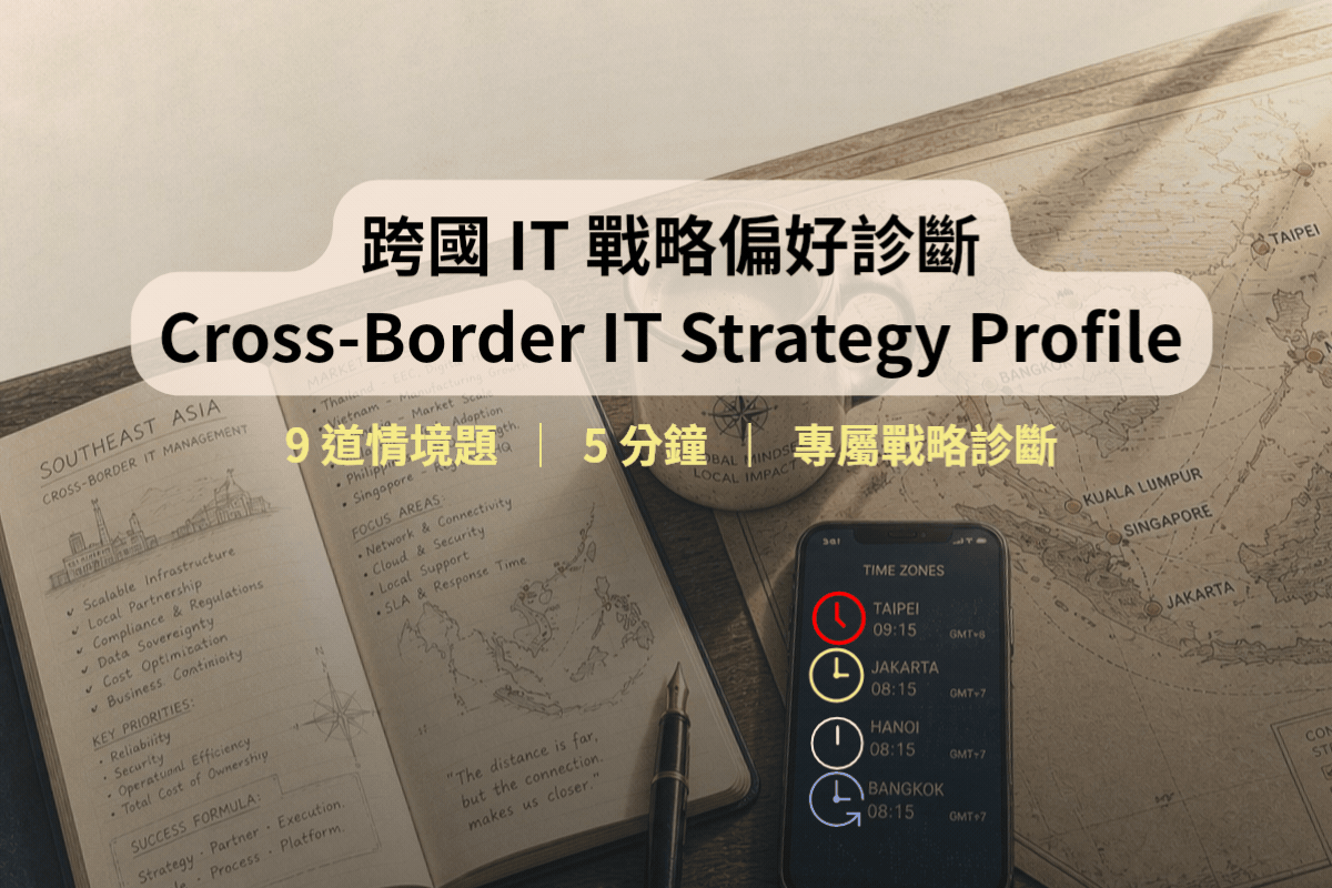 跨國 IT 戰略偏好診斷
Cross-Border IT Strategy Profile