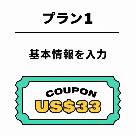 プラン1に申し込む