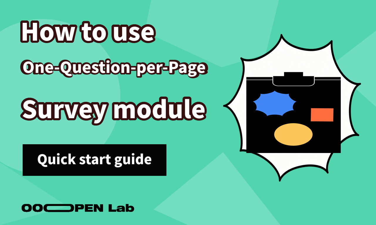 How to use the One-Question-per-Page Survey module