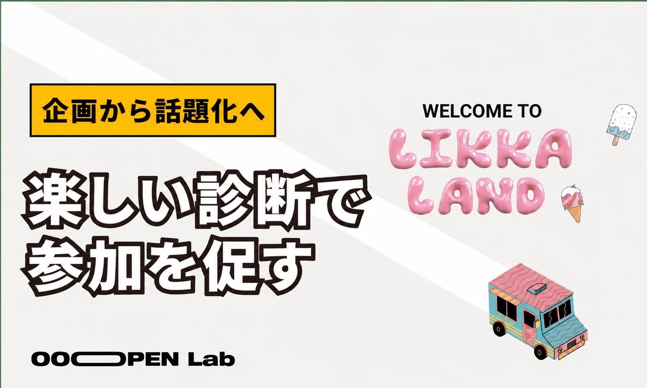 心理テスト - 企画からバズへ：LIKKAが楽しいクイズでオーディエンスを惹きつけた方法｜OOOPEN Lab