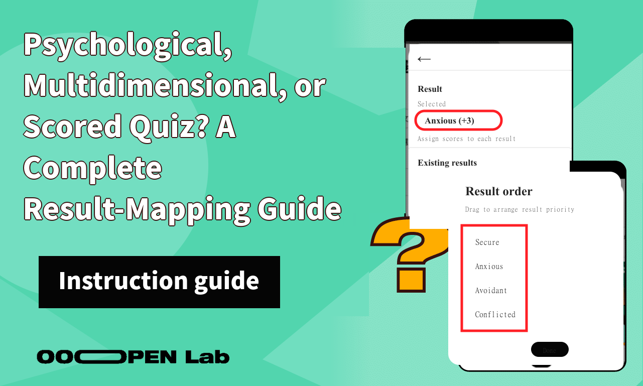 Psychological, Multidimensional, or Scored Quiz? A Complete Result-Mapping Guide