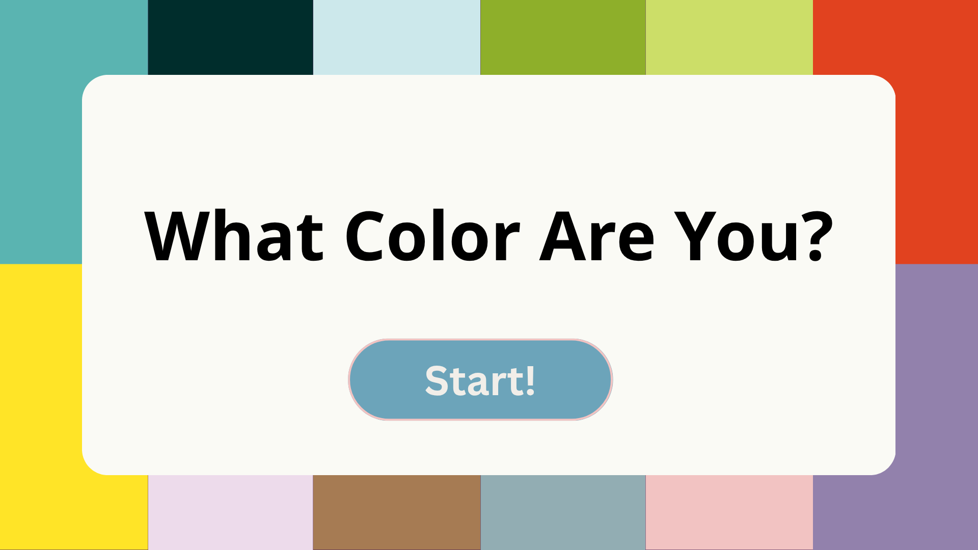 What Color Are You?